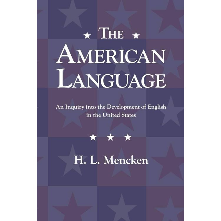 Sampul The American Language