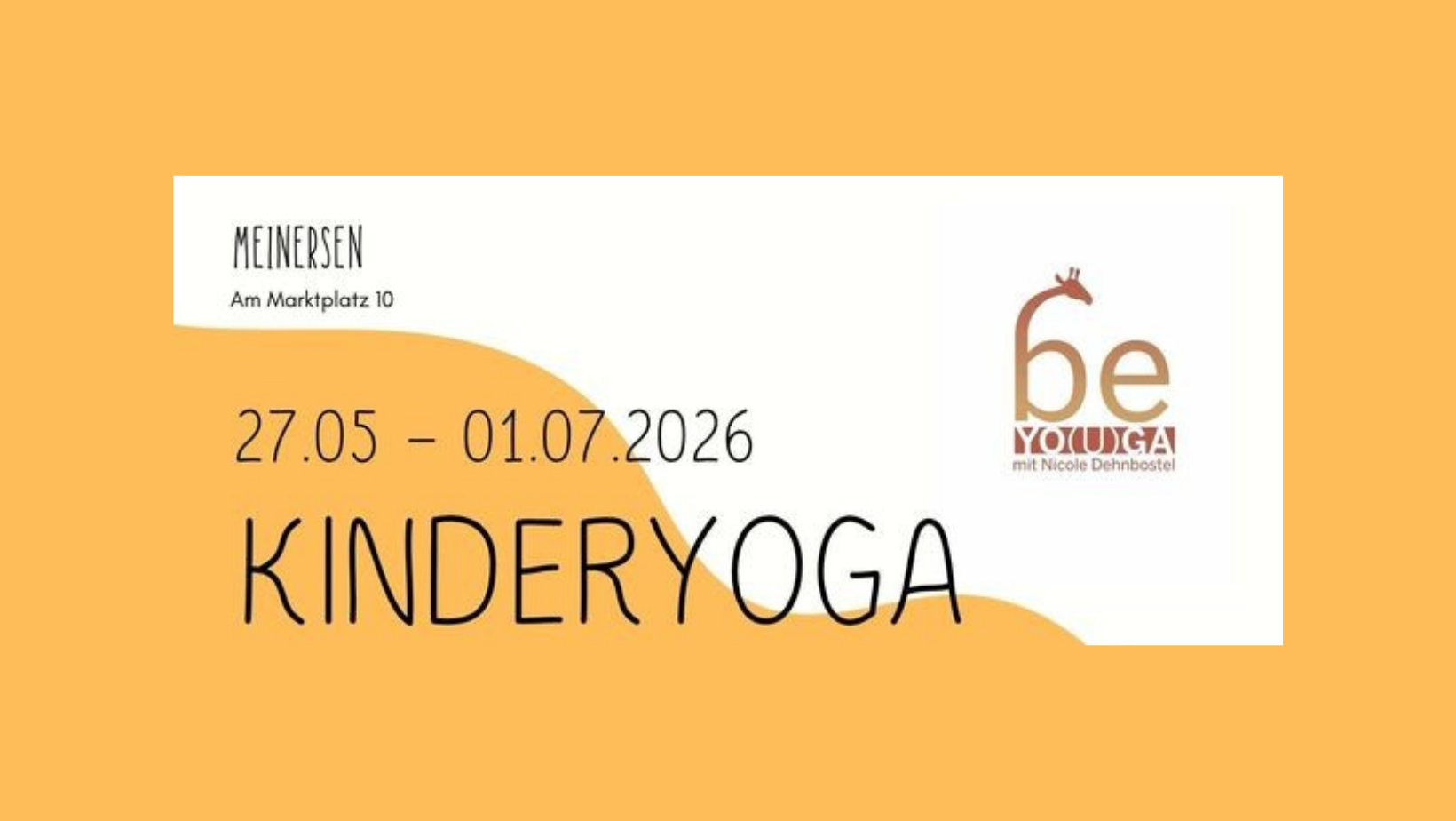 Kinderyoga - Neuer Kurs