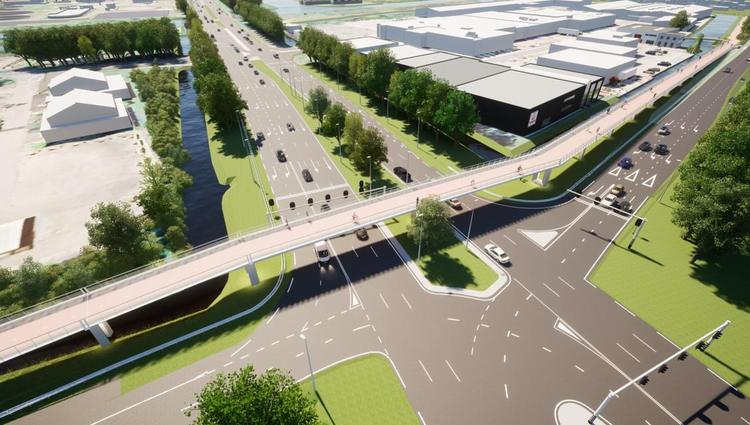 Het is bijna zover.  Volgende week kunt u gebruikmaken van de prachtige, nieuwe fiets- en voetgangersbrug:  de Eendenpullenbrug.