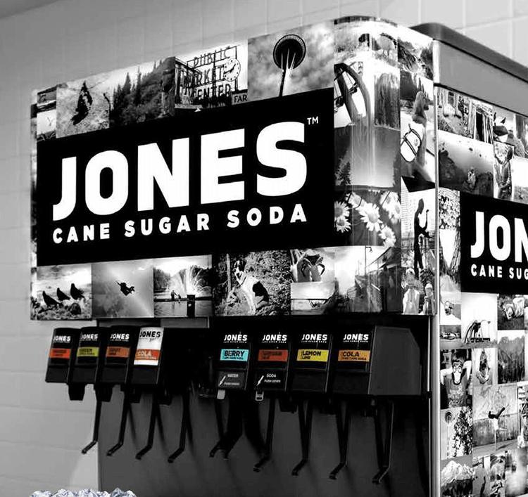 Coke and Jones Sodas    $4.00