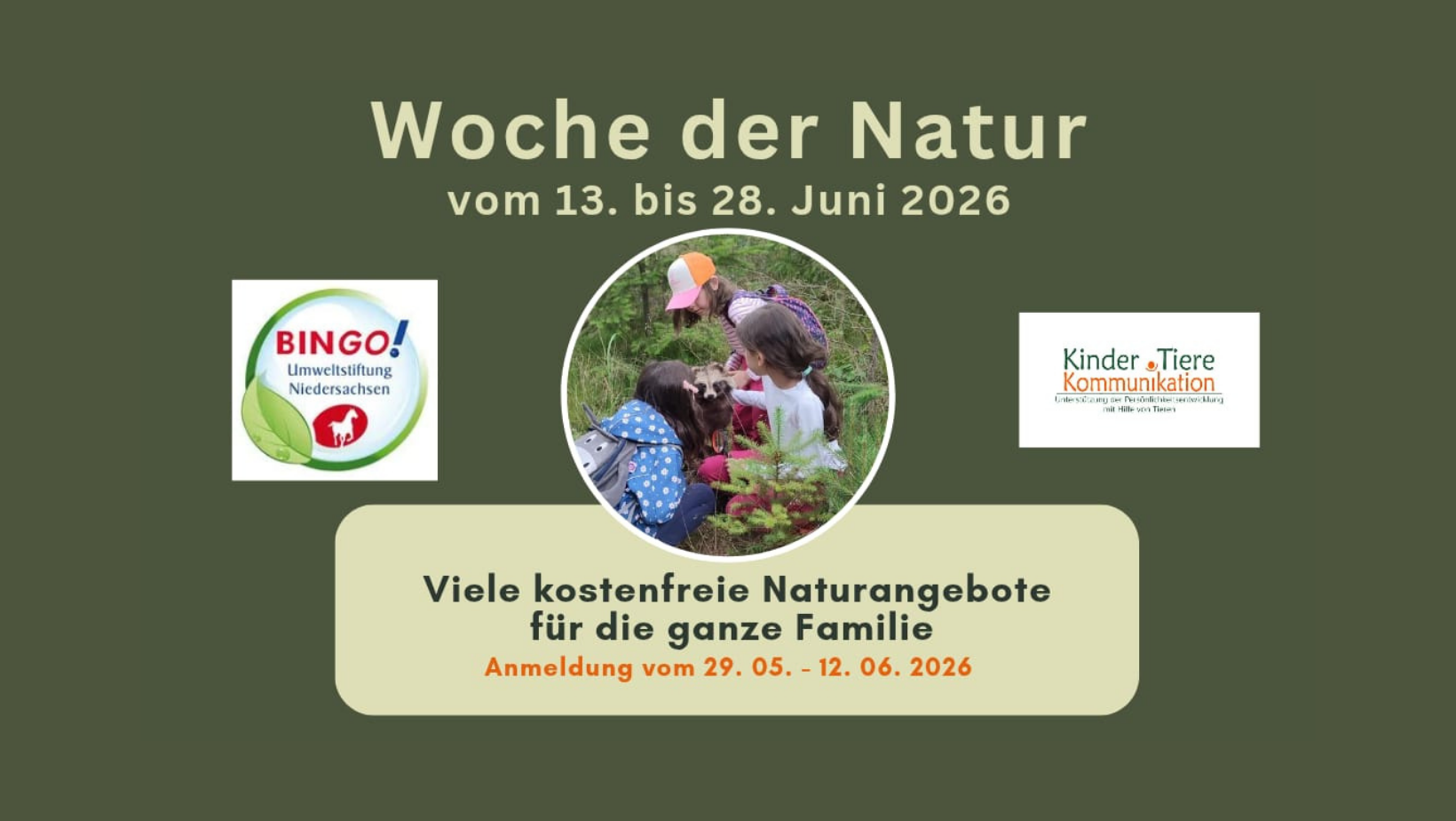 Woche der Natur -  Tierhof Bokelberge - Viele kostenfreie Naturangebote für die ganze Familie!
