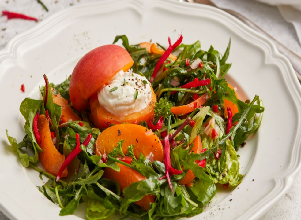 GEFÜLLTE APRIKOSEN MIT FRISCHKÄSE 