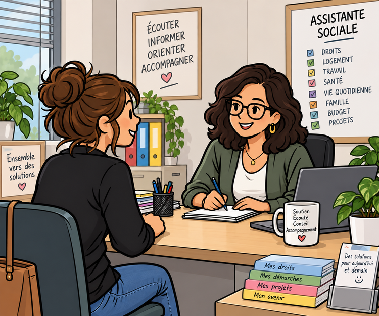 Calendrier des assistantes sociales et VITALI de SEPTEMBRE