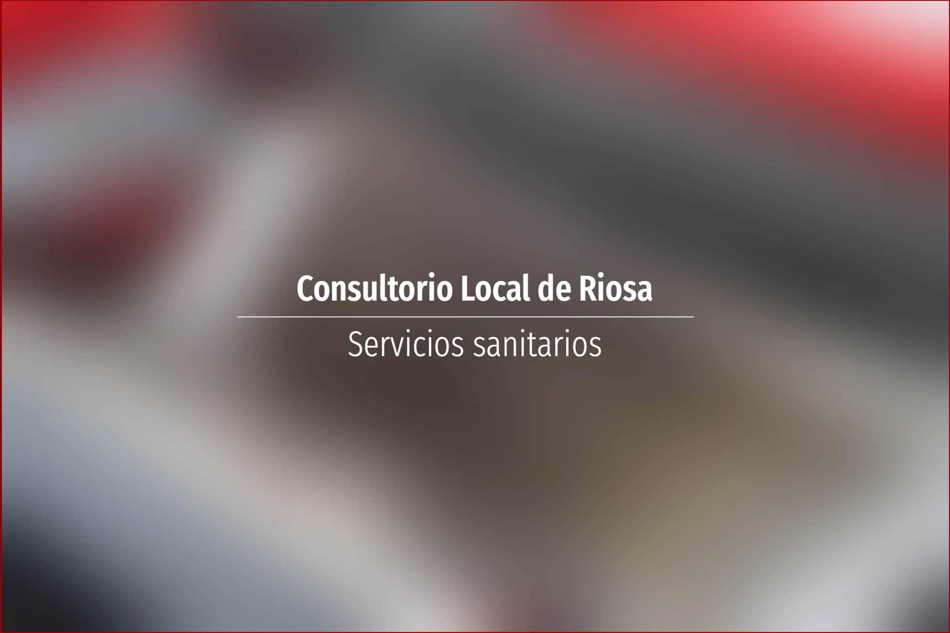 Consultorio Local de Riosa