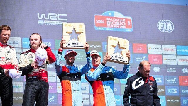 Fourmaux logra el podio en Chile con Hyundai y Lappi acaba sexto