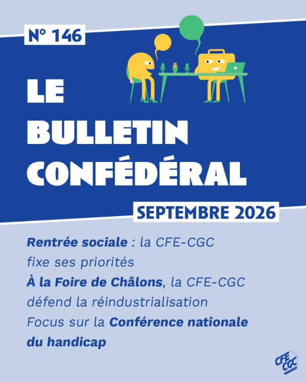 Bulletin confédéral - Septembre 2026