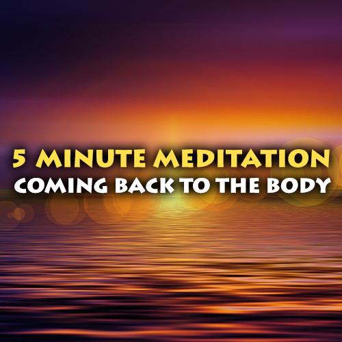 5 Minute Meditation For Mental Clarity - Being In The Present