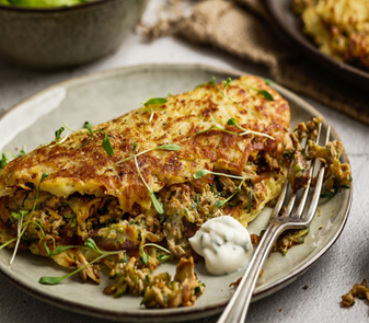 GEFÜLLTE KARTOFFELPUFFER