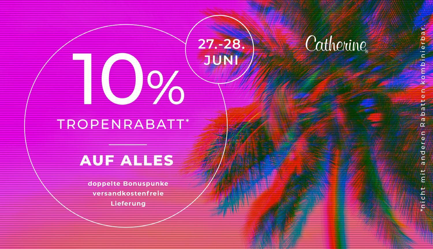 Heißes Wochenende. Coole 10 % sparen!