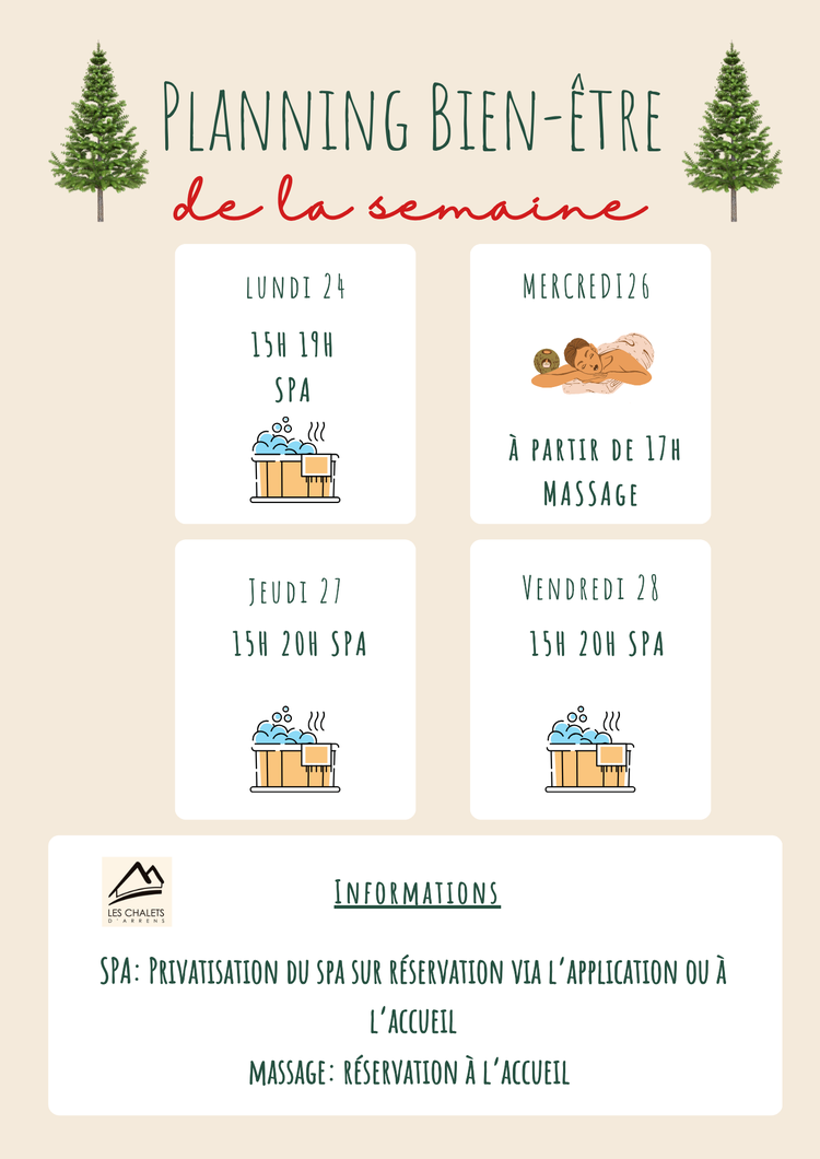 PLANNING BIEN-ETRE