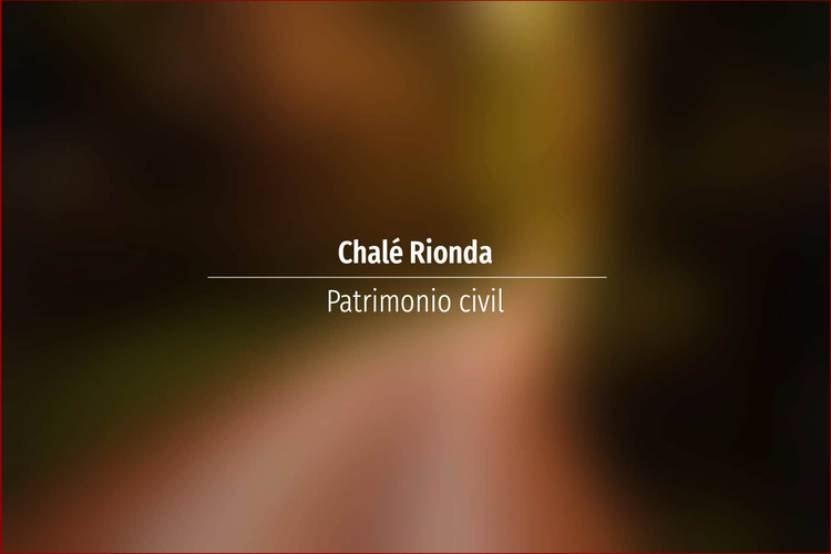 Chalé Rionda