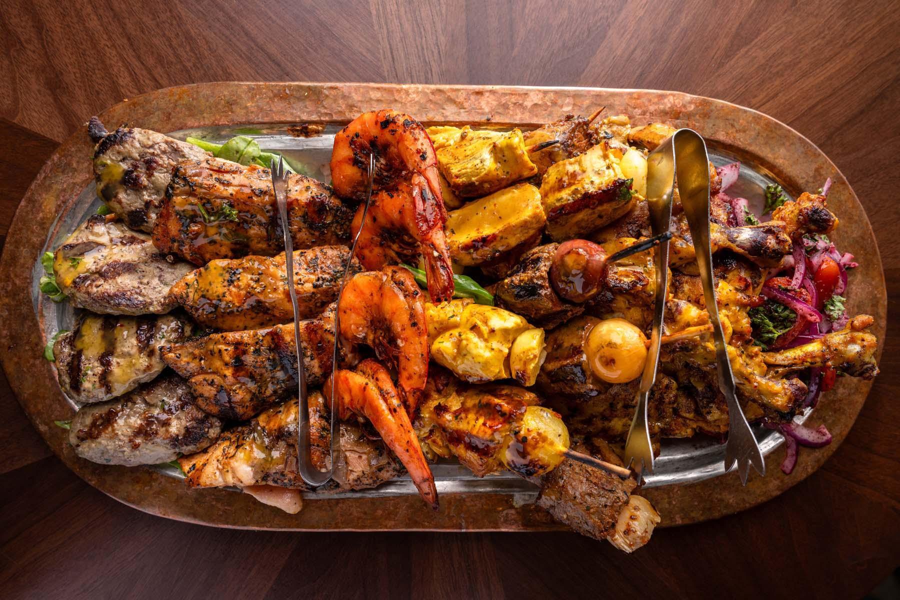 Sultans Platter...Taste of Cazbar *$115 for Two *$230 for Four