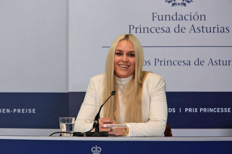 Lindsey Vonn, Premio Princesa de Asturias de los Deportes 2019