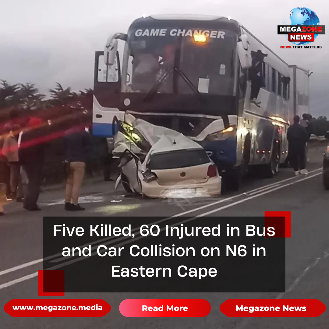 Five Killed, 60 Injured in Bus and Car Collision on N6 in Eastern Cape