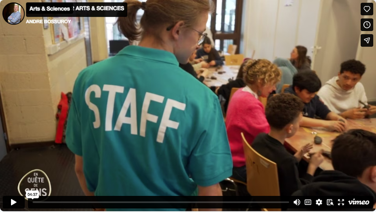 Reportage ateliers arts & science