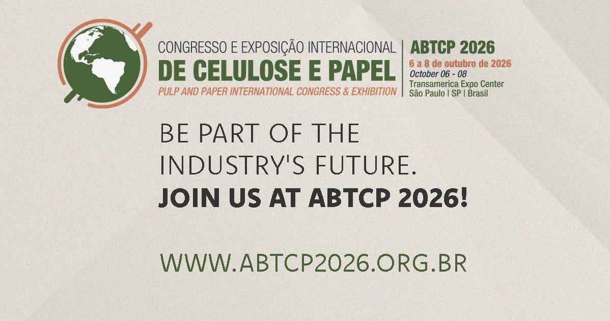 ABTCP 2026 places bioeconomy at the center of the pulp and paper industry’s strategy