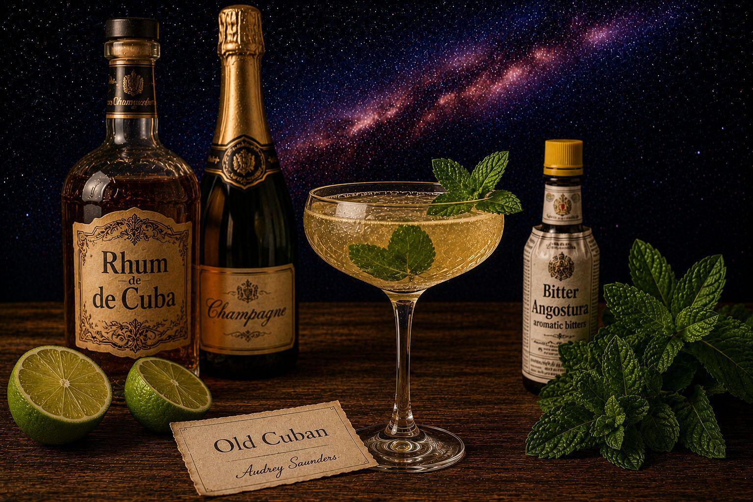 Cocktail "Old Cuban" Recette