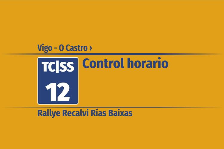 Tramo 12 &nbsp;›&nbsp; Vigo - O Castro | Control horario
