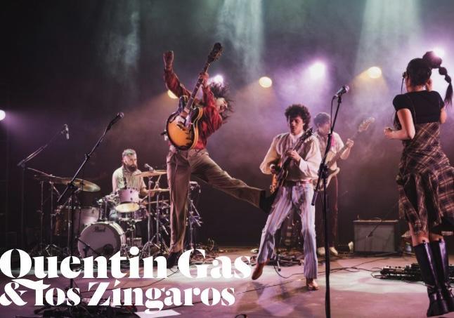 Quentin Gas & Los Zíngaros, apertura oficial de la temporada de otoño del Teatro Municipal Juan Bernabé