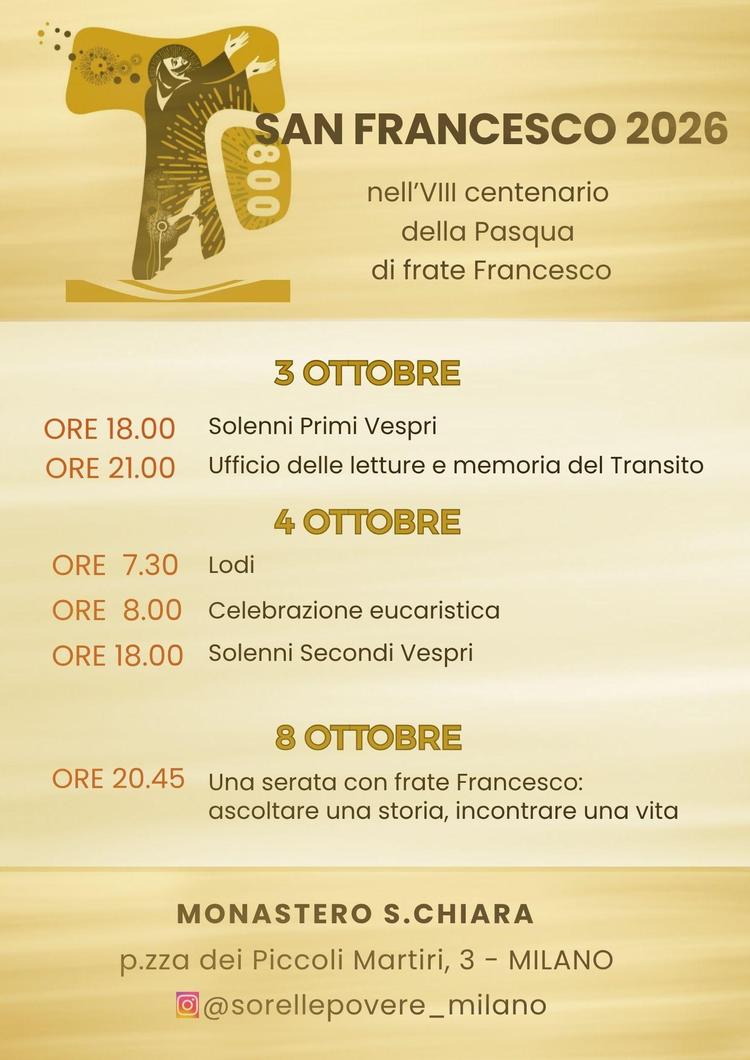 San Francesco 2026