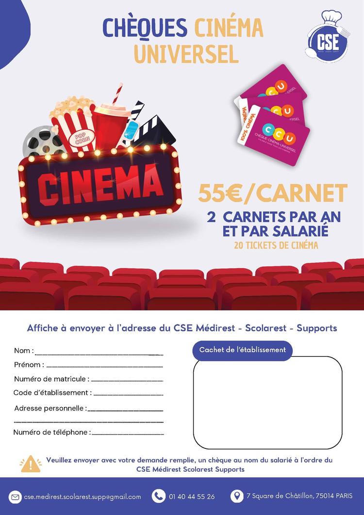 Affiche CINEMA
