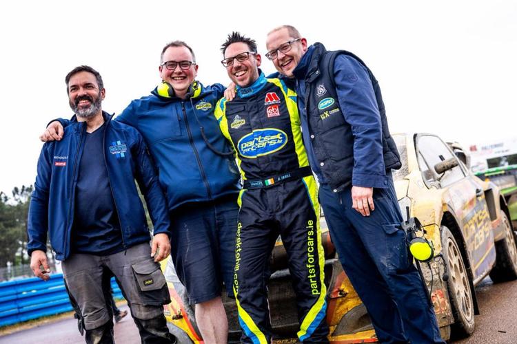Rallycross France : Derek Tohill savoure sa victoire