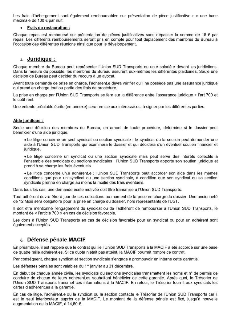 6e Congrès de l'UST du 12 mai 2026 : Statuts et Règlement intérieur adoptés