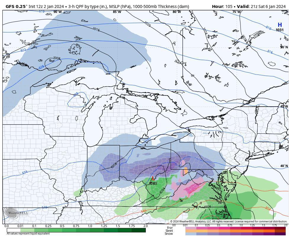 WATCHING SNOW POTENTIAL FOR LATE WEEKEND AND EARLY NEXT WEEK 