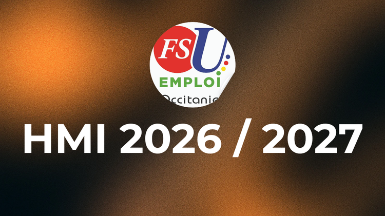 HMI 2026/2027 de la FSU Emploi 