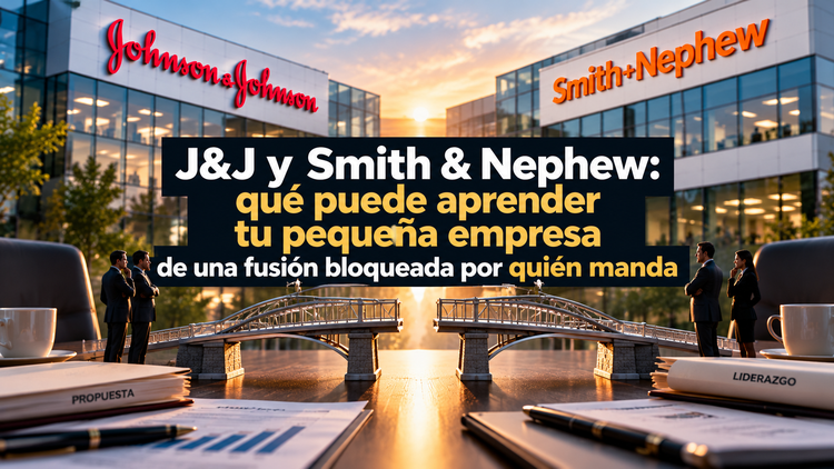 J&J y Smith & Nephew: qué puede aprender tu pequeña empresa de una fusión bloqueada por quién manda