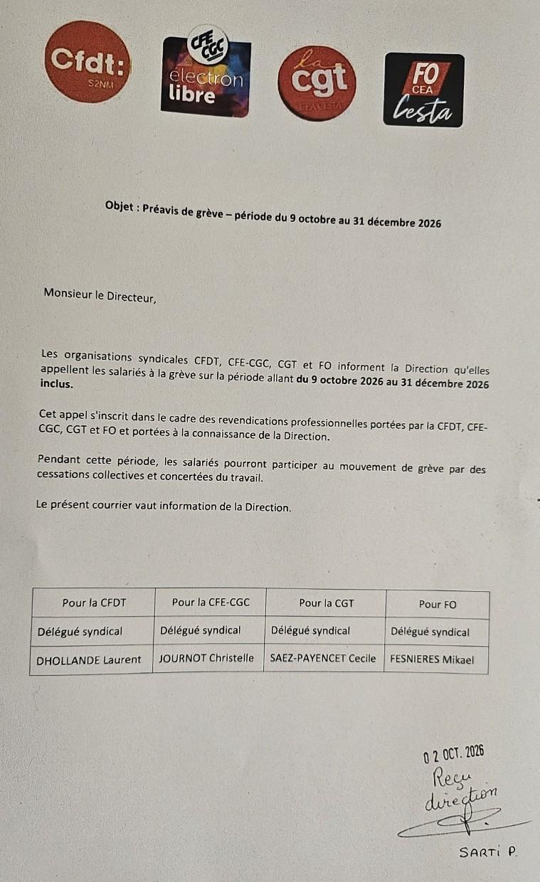 C'est parti pour la grève