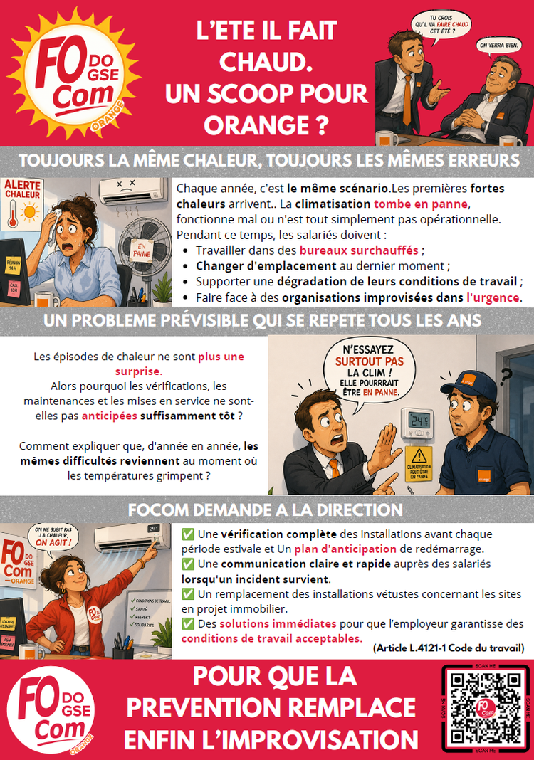 L'été il fait chaud !