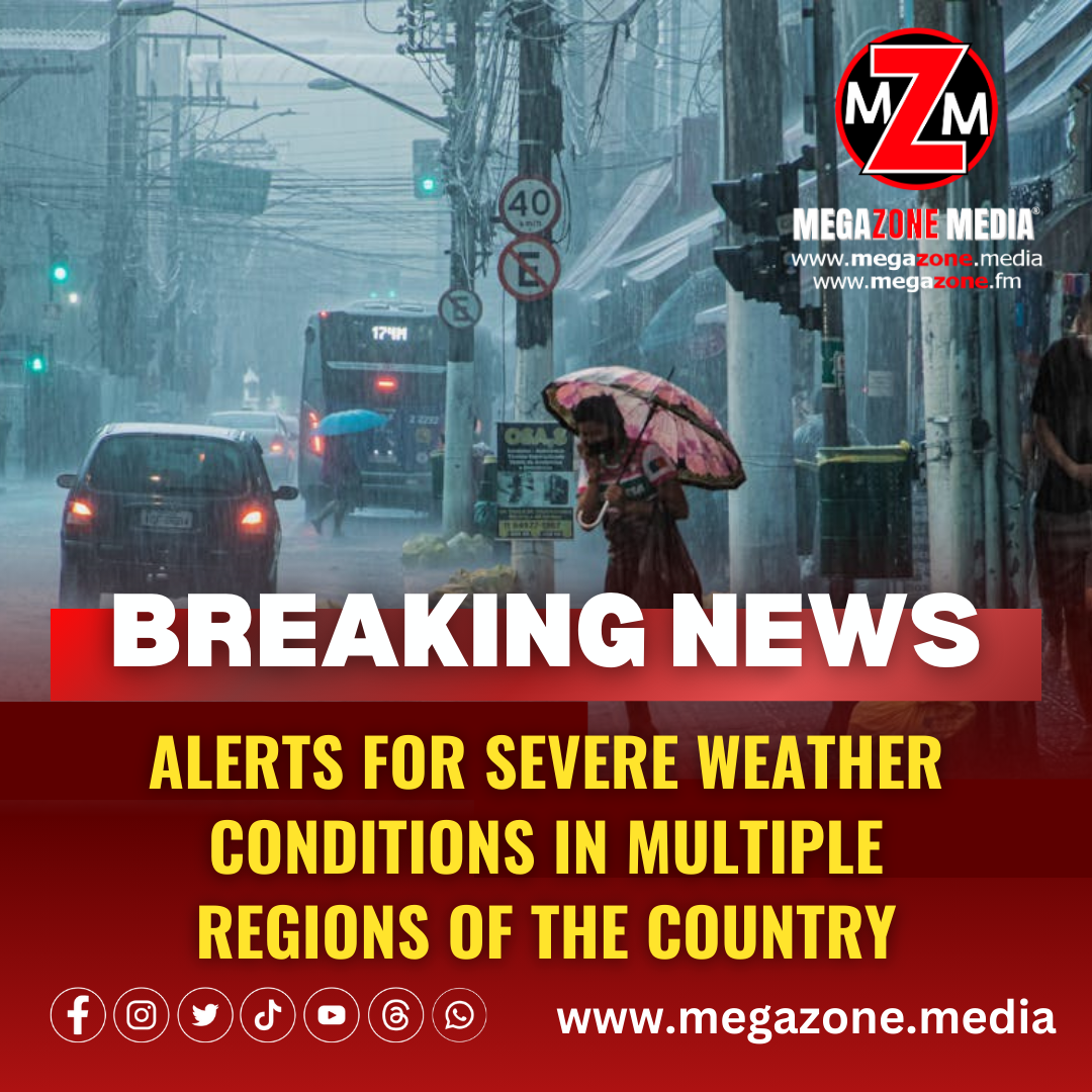 Alerts for severe weather conditions in multiple regions of the country.