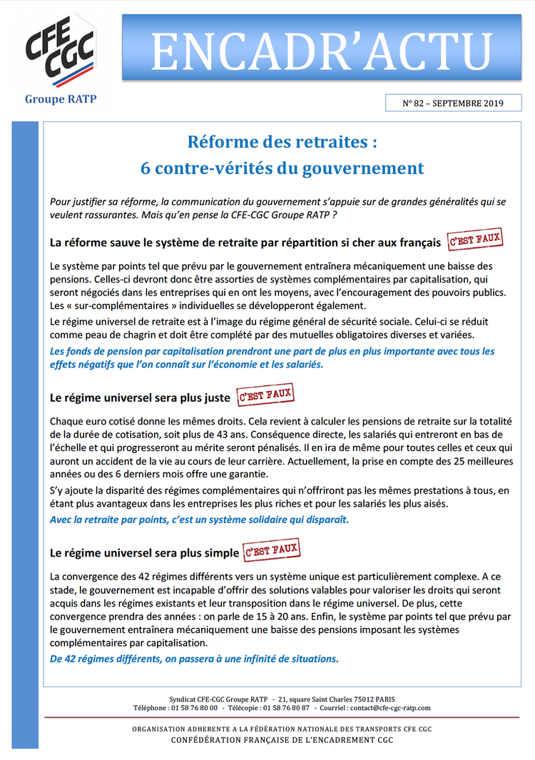Encadr'ACTU n°82
