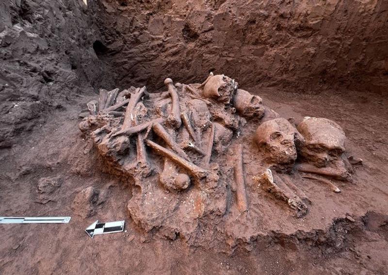 Offering of human sacrifices found at Pozo de Ibarra