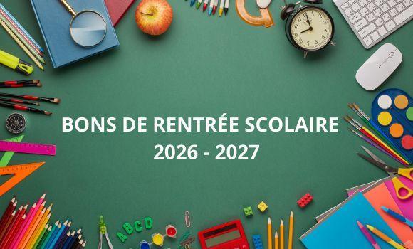 Bons de rentrée scolaire / CD13