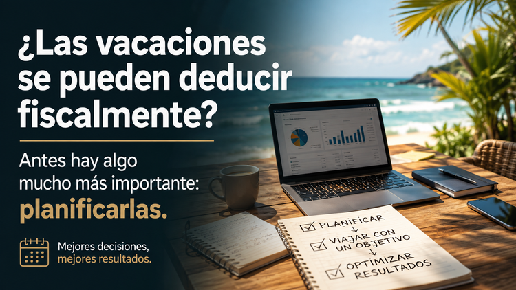 ¿Las vacaciones se pueden deducir fiscalmente? Antes hay algo mucho más importante: planificarlas