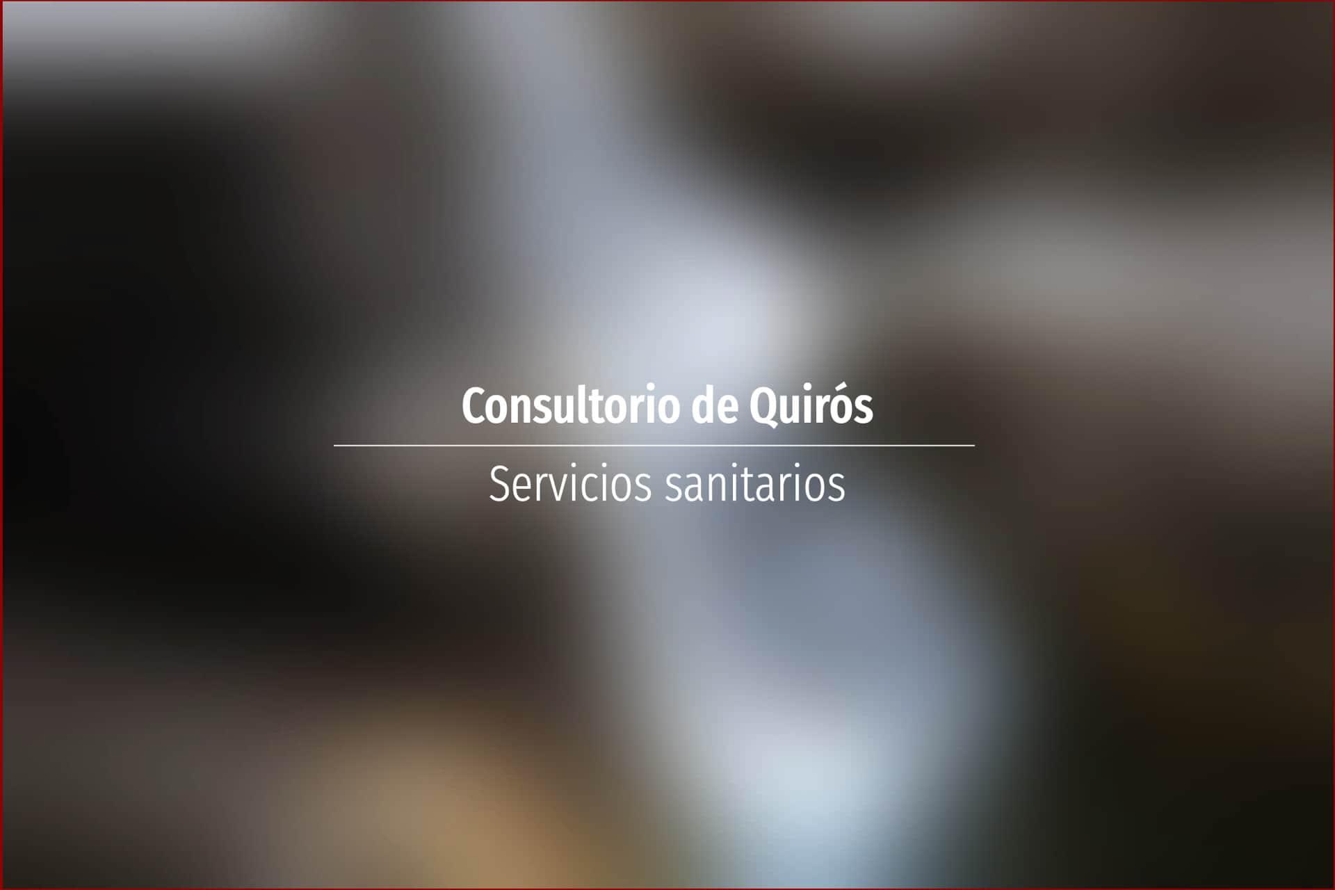 Consultorio de Quirós
