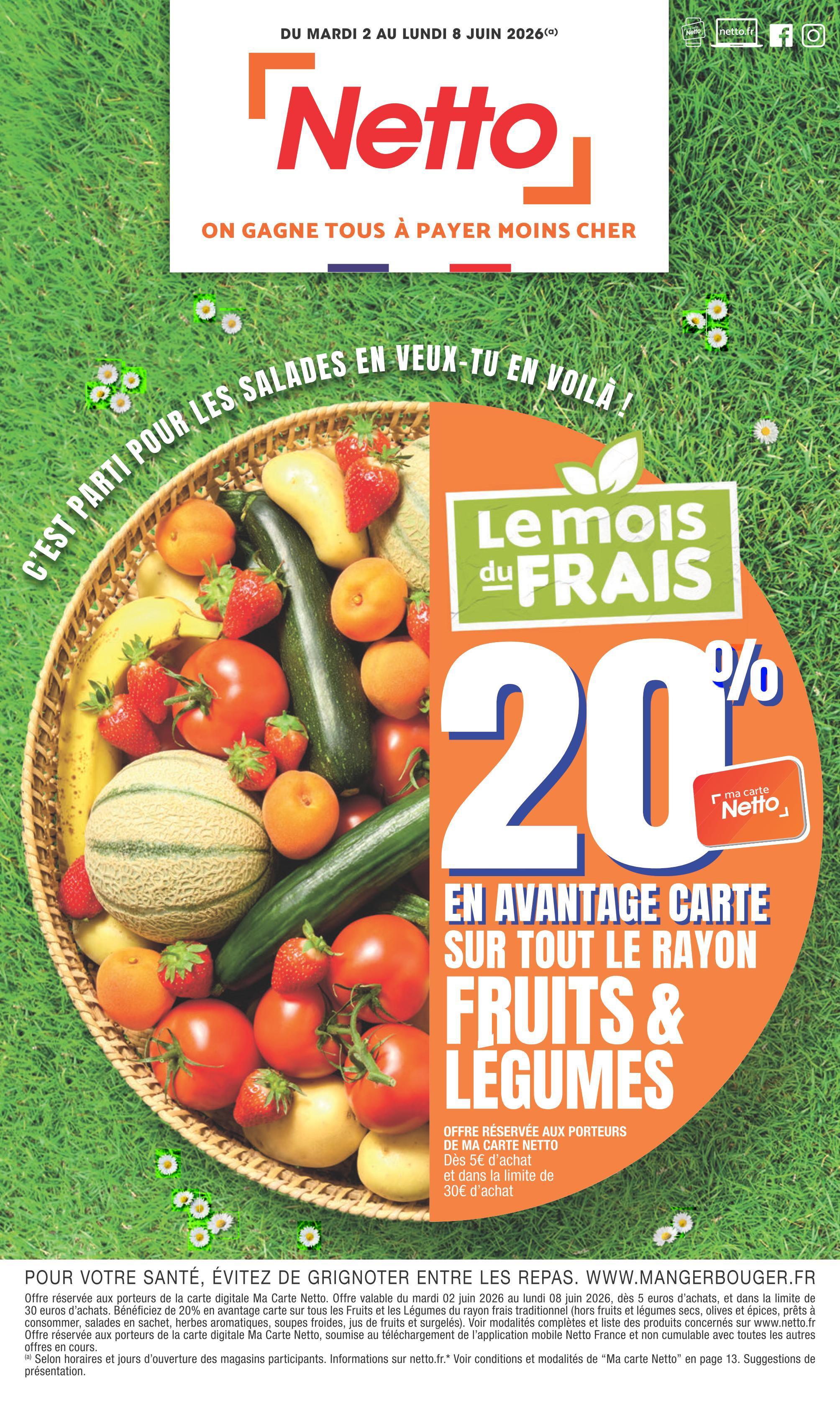 NETTO : Dépliant 'Le MOIS du FRAIS'