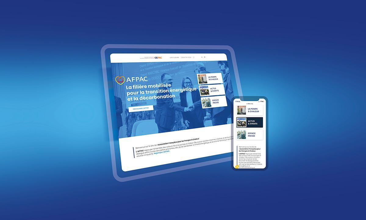 AFPAC : refonte du site pour mieux communiquer sur la pompe à chaleur