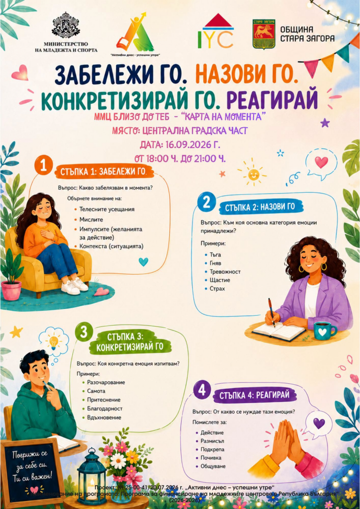 „ММЦ близо до теб“ насочва вниманието към грижата за психичното здраве и емоционалното благополучие