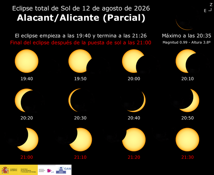 La Marina Alta se prepara para un aumento de visitantes por el interés turístico en el eclipse de agosto