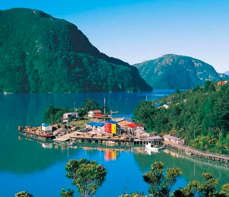 Guía Oficial Caleta Tortel | Pasarelas de Ciprés, Río Baker y Carretera Austral Sur | App Chiloé Turismo en Tortel, Patagonia Sur, Sur de Chile