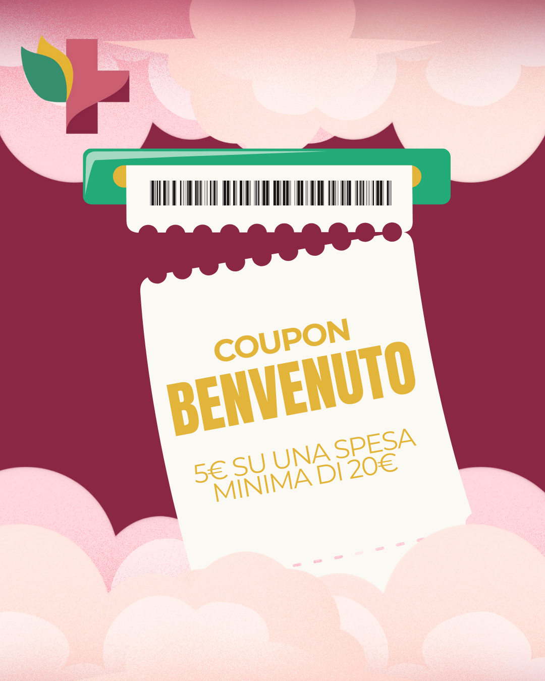 Il nostro coupon di benvenuto!