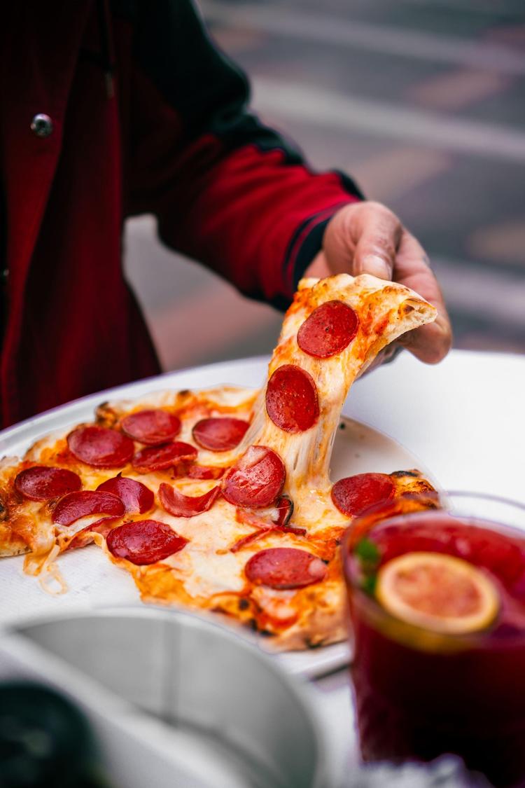 Super Liquor 384 E Tropicana (Blue Green Timeshare Plaza).  Stop by with your customers grab some 🍕 Free Pizza  🍕on the house. 12-2pm. Drive safe!