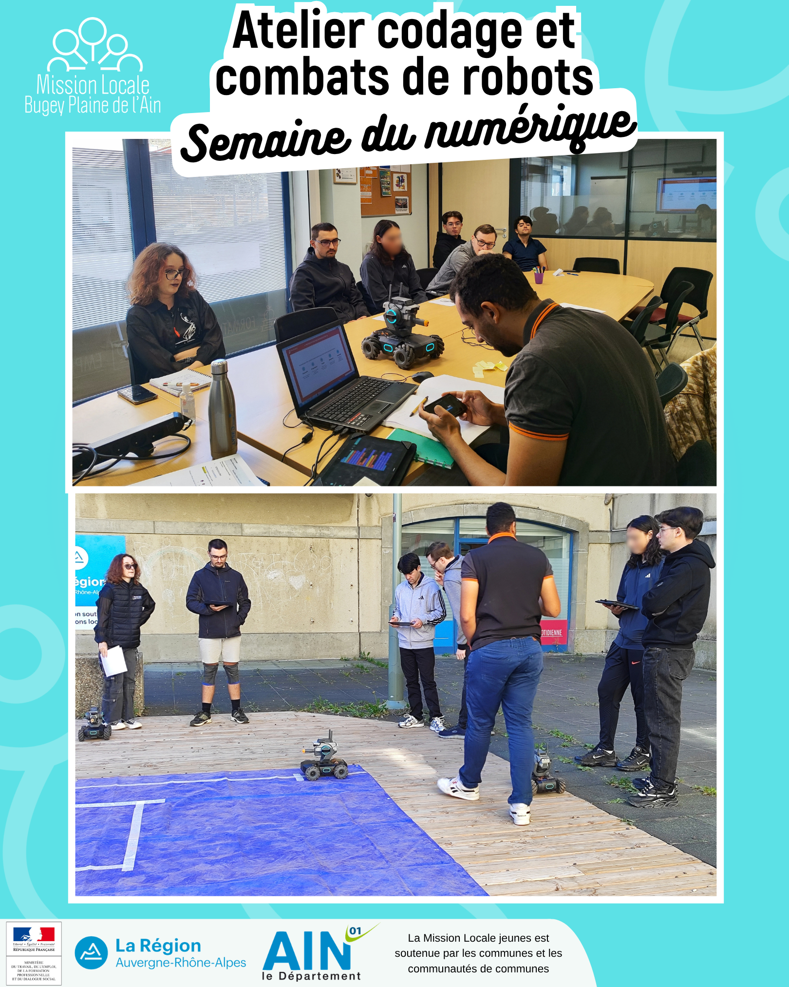 Atelier codage & combat de robot