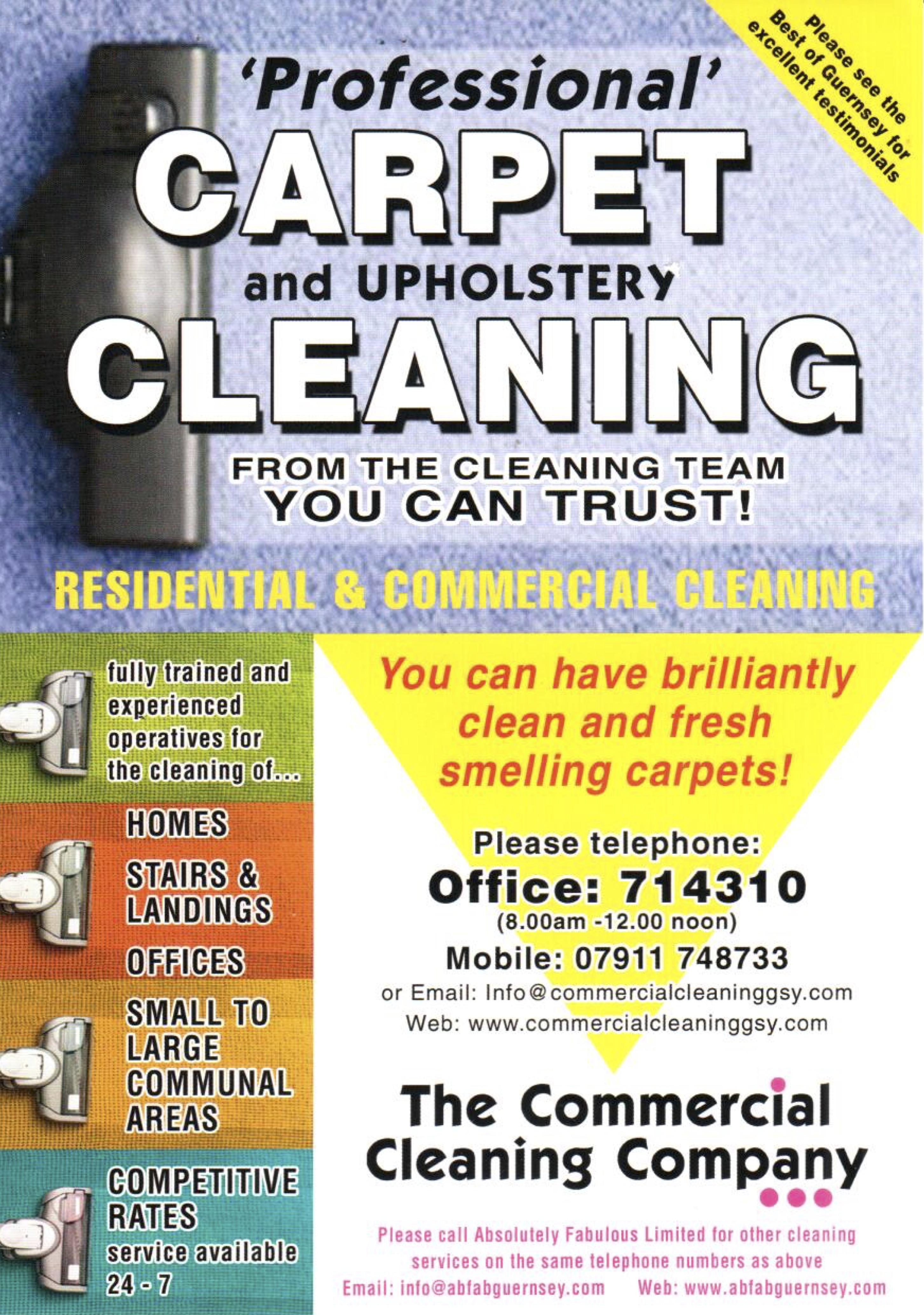 Carpet Cleaning by the Commercial Cleaning Company