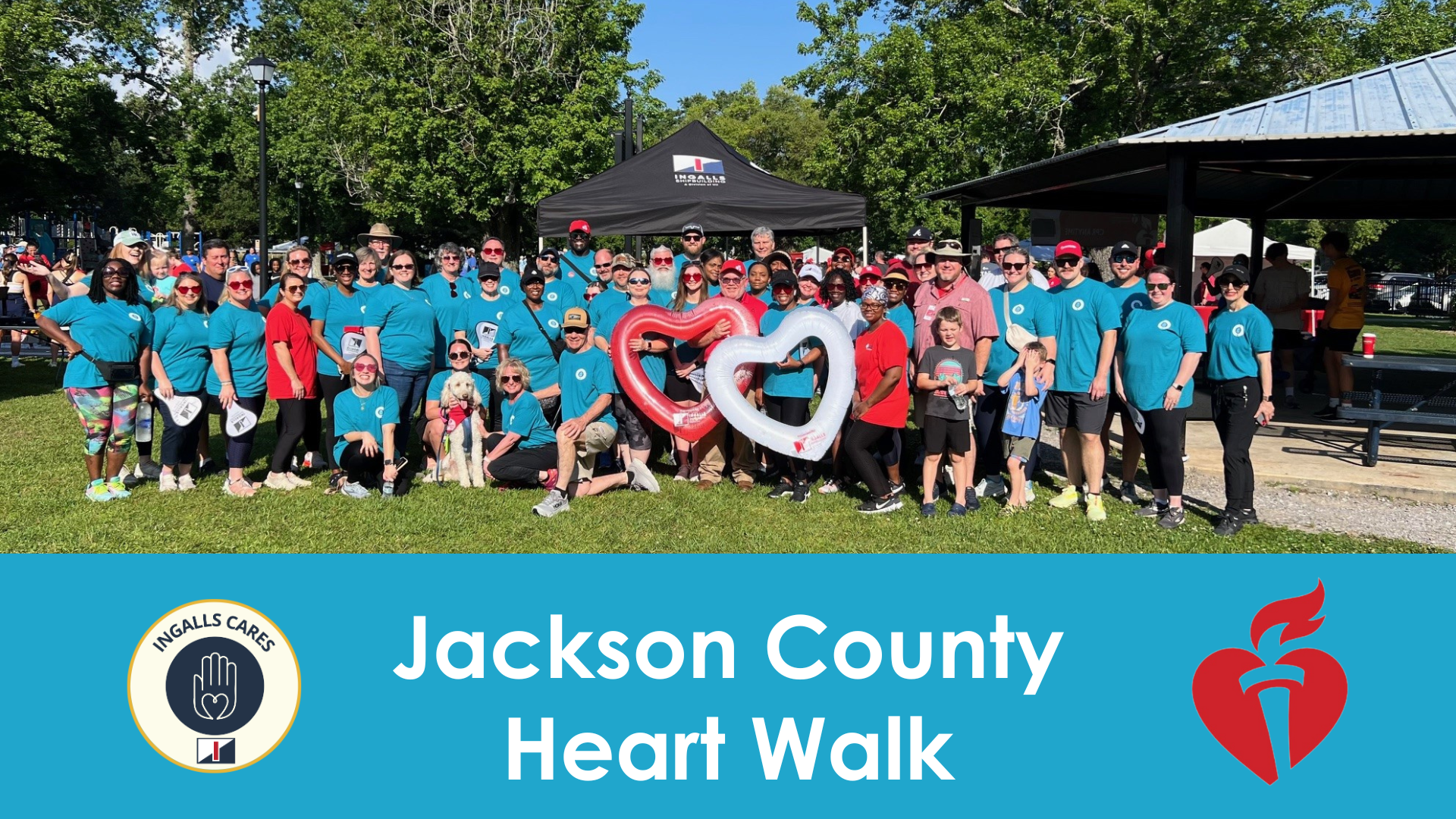 Ingalls Cares | 50+ shipbuilders participate in Jackson County Heart Walk 