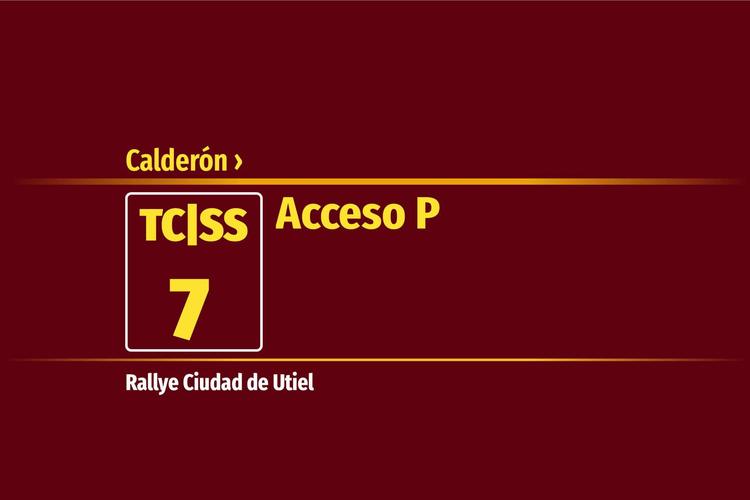 Tramo 7 &nbsp;›&nbsp; Calderón | Acceso P