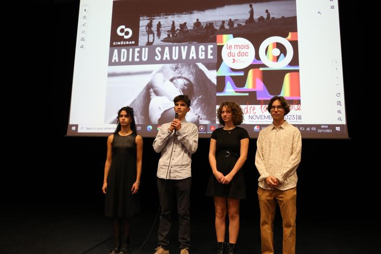 Projection du film « Adieu sauvage » à l’amphithéâtre du Campus Saint Paul. 